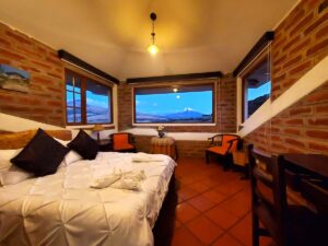 About us balcony to cotopaxi inn ecuador room7