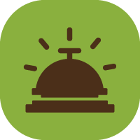 Room description icon room service